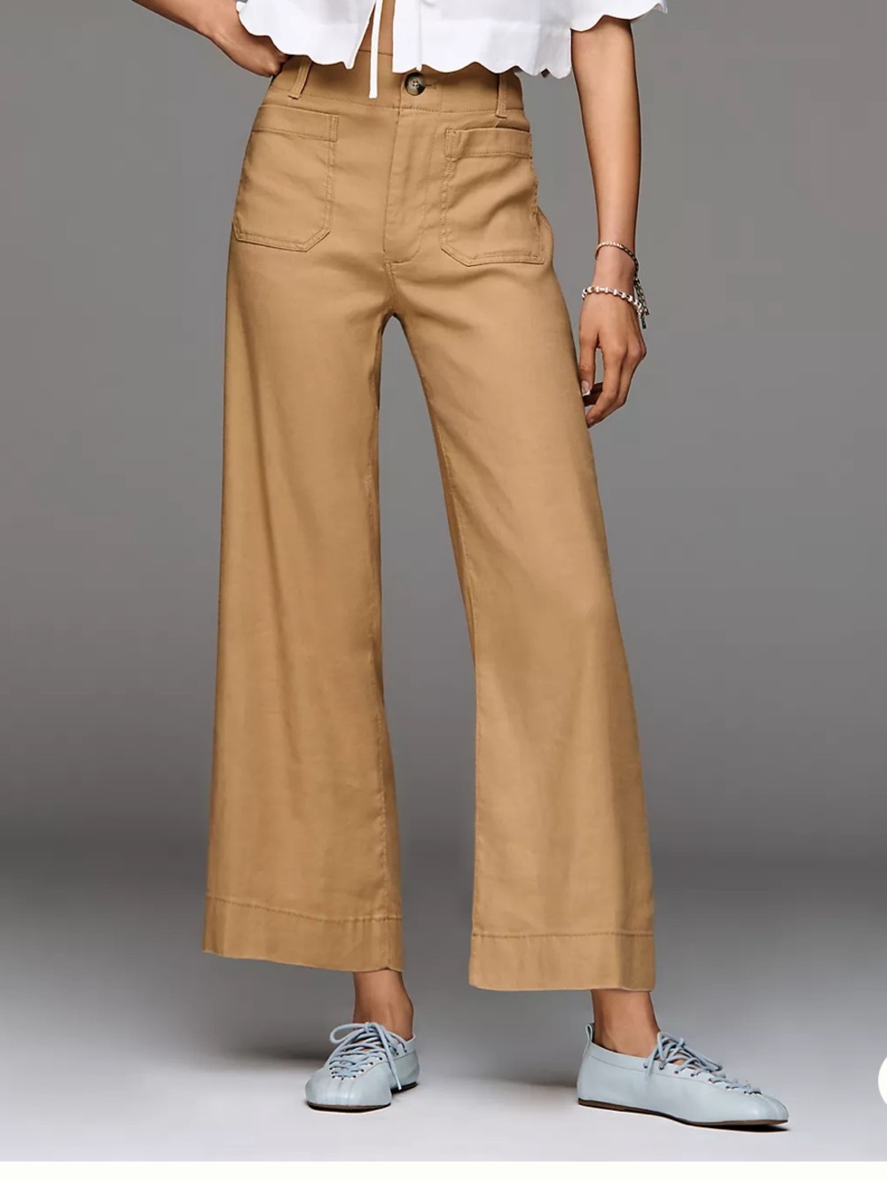 Black Linen “Colette” pant